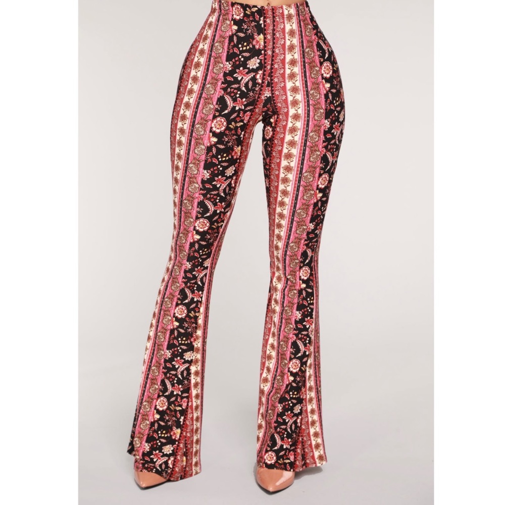 Desert Dreamer Flare Pants - Rust. Large